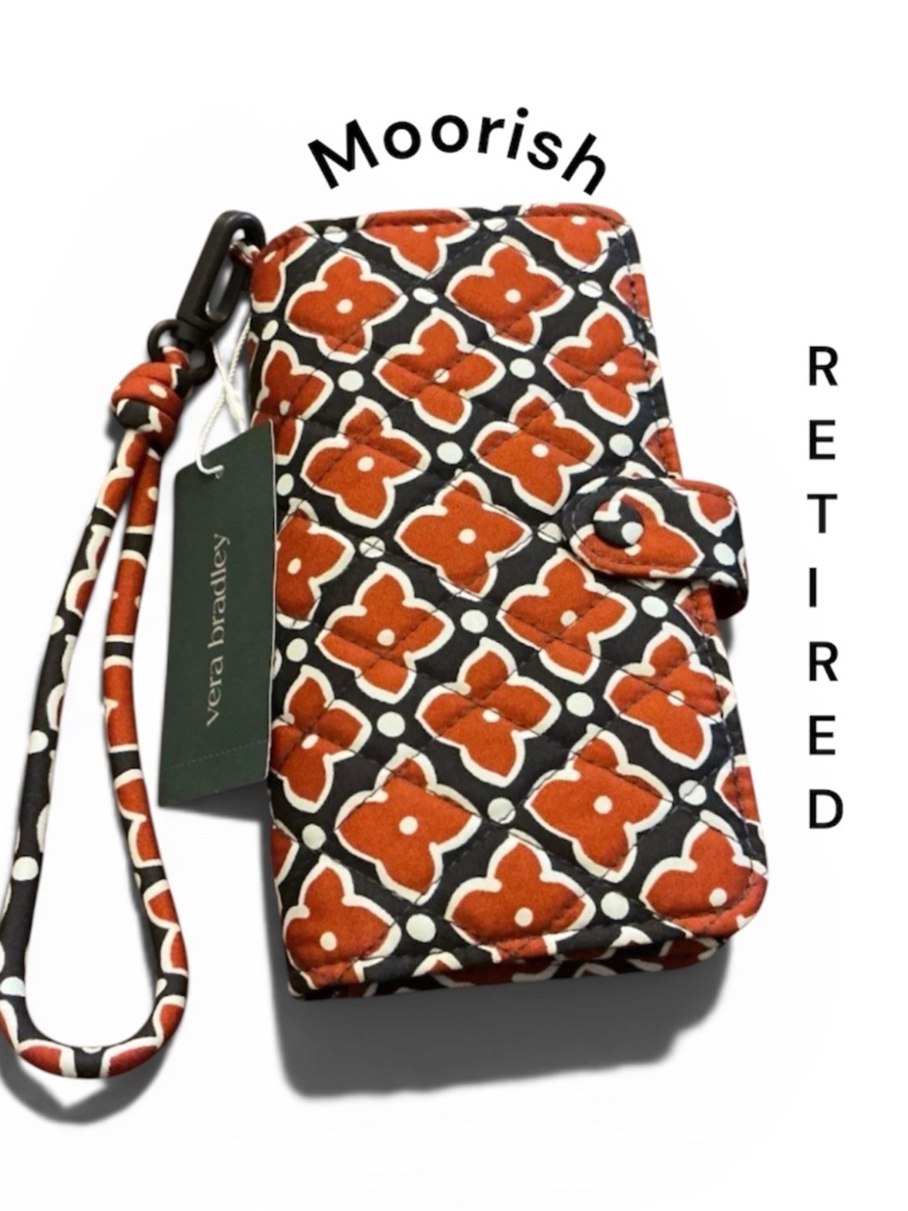 VERA BRADLEY PHONE WRISTLET MOORISH